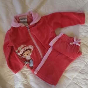 Pink Toddler Outfit with Character Design